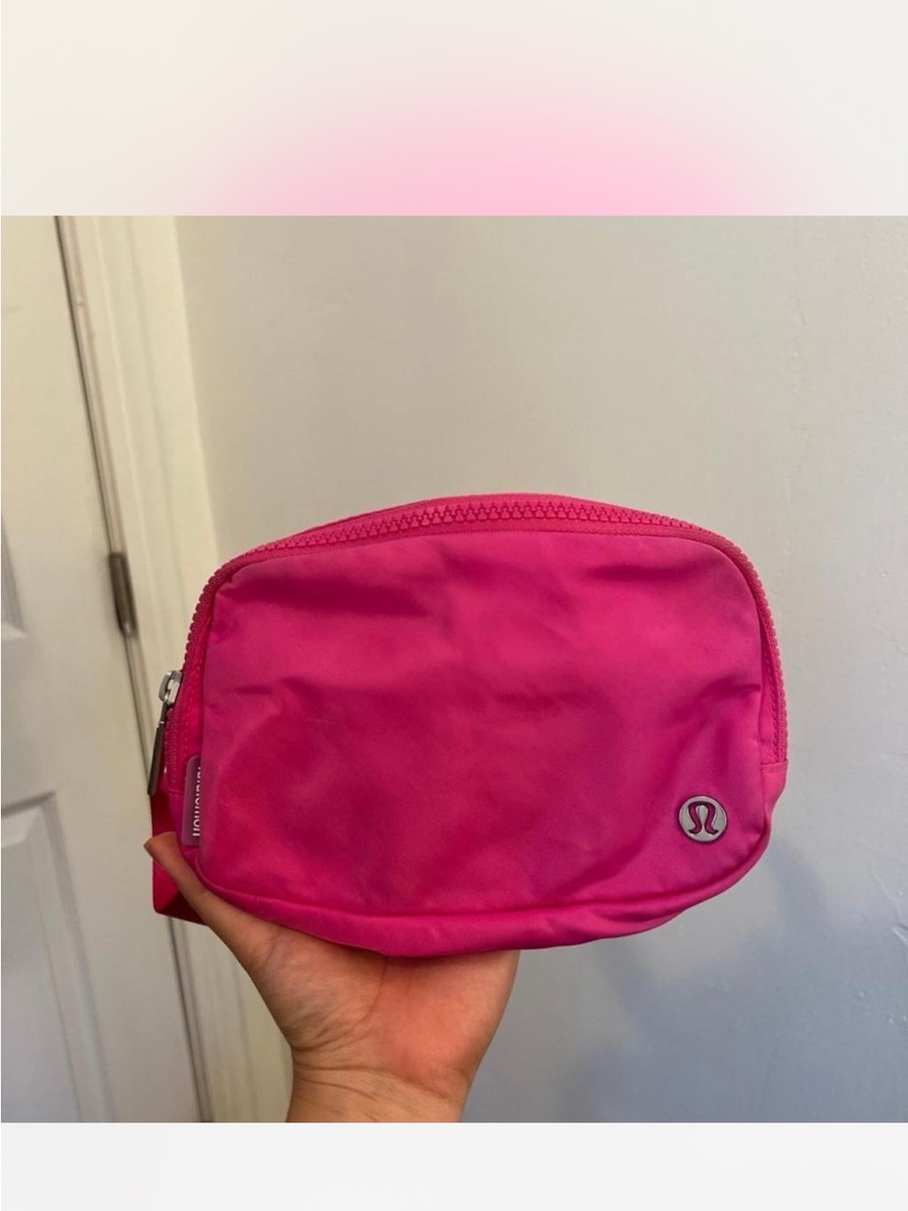 lululemon athletica Pink belt bag